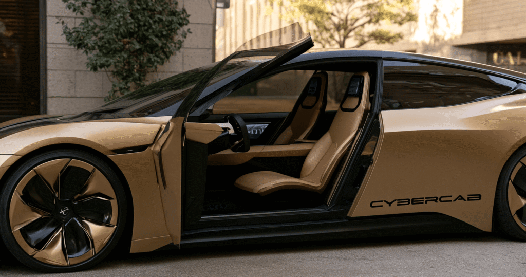 Cybercabs in Austin